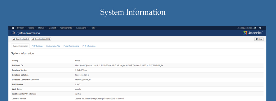 joomla 3.5 extensions