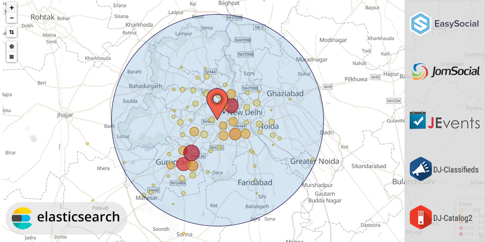 Geek ElasticSearch - Geo-distance query