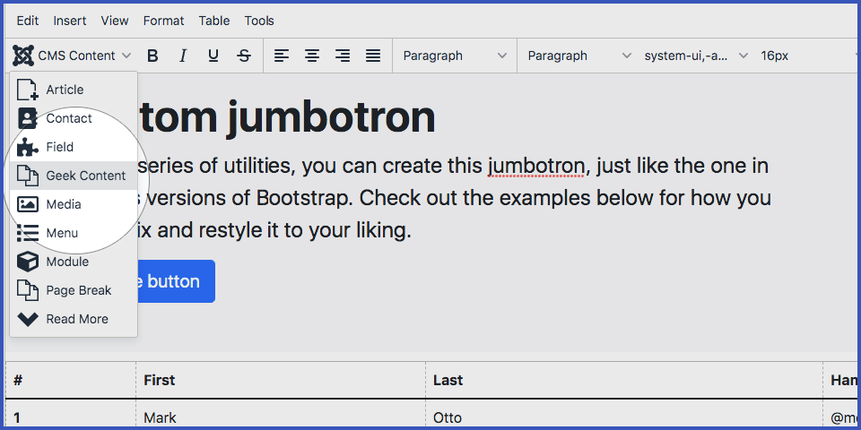 The revolution in the way you create content in Joomla!