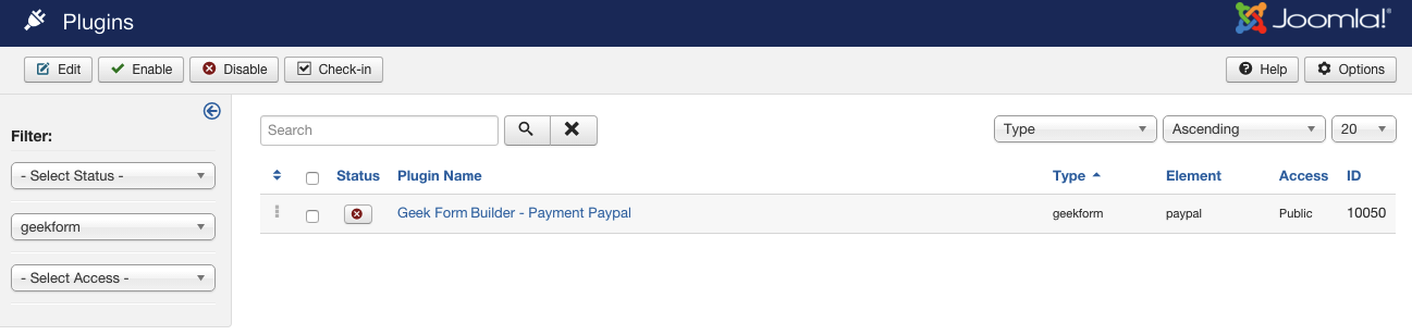 Manage Payment plugins